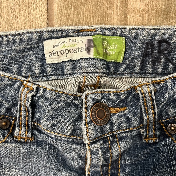Aeropostale Jeans Skinny Jeans Size 0 Short - Picture 3 of 6